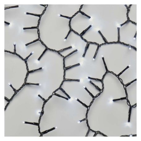 LED karácsonyi fényfüzér – süni, 6 m, kültéri és beltéri, hideg fehér, időzítő