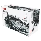 LED karácsonyi fényfüzér – süni, 7,2 m, kültéri és beltéri, hideg fehér, programok, időz