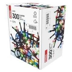   LED karácsonyi fényfüzér – süni, 6 m, kültéri és beltéri, többszínű, időzítő