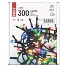 LED karácsonyi fényfüzér – süni, 6 m, kültéri és beltéri, többszínű, időzítő