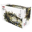 LED karácsonyi fényfüzér – süni, 7,2 m, kültéri és beltéri, meleg fehér, programok,időzítő