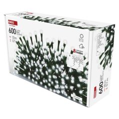   LED karácsonyi jégcsapok, 10 m, kültéri és beltéri, hideg fehér, programokkal