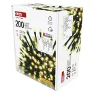 LED karácsonyi jégcsapok, 3,6 m, kültéri és beltéri, meleg fehér, programokkal