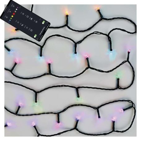 GoSmart LED karácsonyi fényfüzér, 8 m, kültéri és beltéri, RGB, programokkal, időz,wifivel
