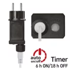 LED fényfüzér, cseresznye – golyók 2,5 cm, 4 m, kültéri és beltéri, hideg fehér, időzítő