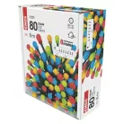 LED karácsonyi fényfüzér, cseresznye – golyók, 8 m, kültéri és beltéri, többszínű, program