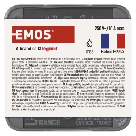 EMOS Cyklone fali kapcsoló C.1,6 IP55