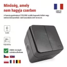 EMOS Cyklone dupla váltókapcsoló, IP55