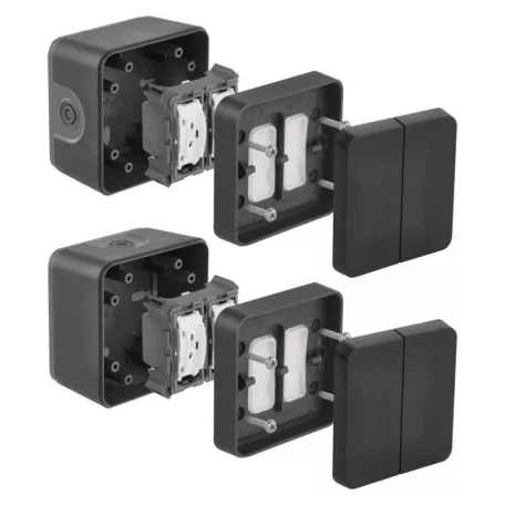 EMOS Cyklone dupla váltókapcsoló, IP55