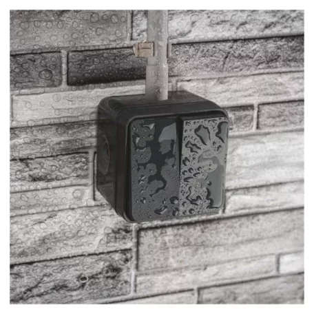 EMOS Cyklone dupla váltókapcsoló, IP55