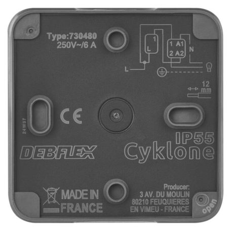 EMOS Cyklone csengő nyomógomb 1/0 IP55