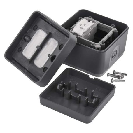 EMOS Cyklone csengő nyomógomb 1/0 IP55