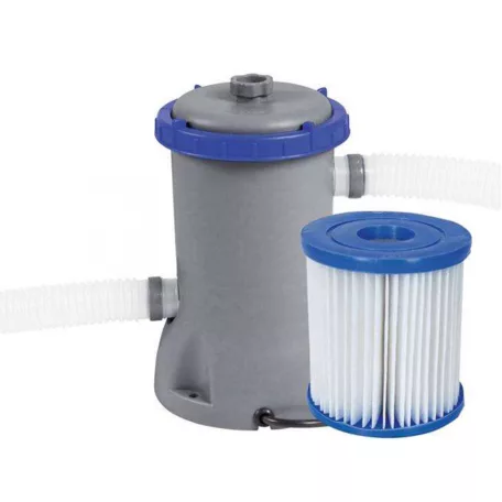 Merevfalú medence vízforgatós szűrővel - 305 x 76 cm - 4678 liter