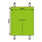 Ülésvédő huzat háziállatoknak - fekete - 130 x 160 cm