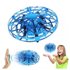   UFO drón repülő gyerekjáték - LED-es, akkumulátoros - 11 x 11 x 4 cm