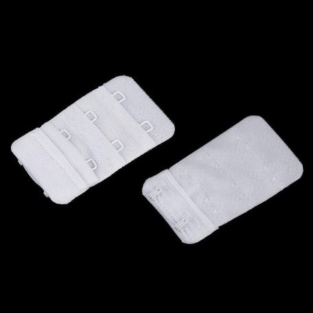 Melltartó hosszabbító, kétsoros - poliészter -  5 x 3,2 cm