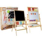 Fa rajztábla, mágnestábla - óra, számok