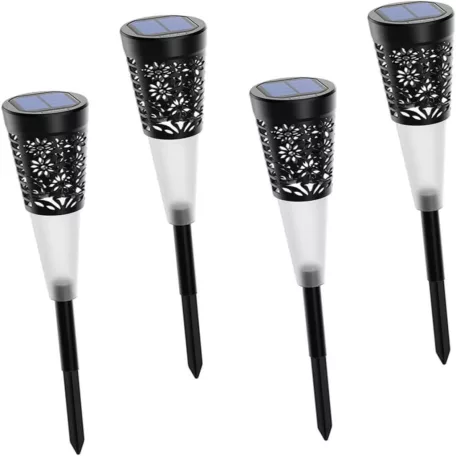 LED szolár lámpa - 5 LED - leszúrható - 600  - 4 db / csomag