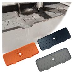 Mosogatószer és szivacs tartó - 38 x 15 cm - szürke