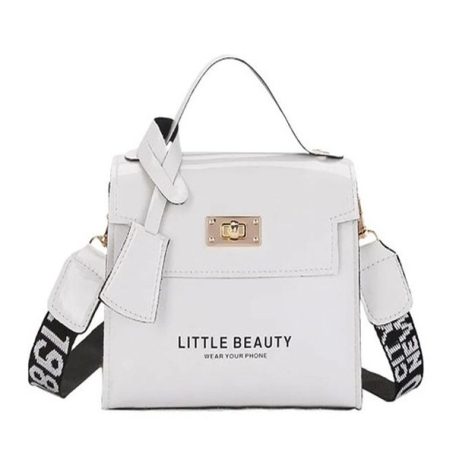 Táska - fehér - 17 x 13 x 6 cm