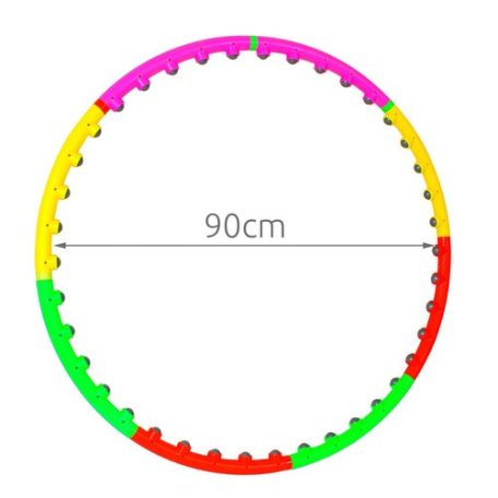 Masszírozó hulahopp karika - 90 cm