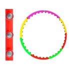 Masszírozó hulahopp karika - 90 cm