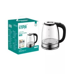 WinningStar - Elektromos üveg vízforraló - 1500W - 1.8L