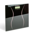 Üveg fürdőszoba mérleg - fekete