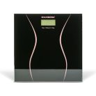 Üveg fürdőszoba mérleg - fekete