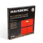 Üveg fürdőszoba mérleg - fekete