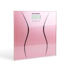 Üveg fürdőszoba mérleg - rózsaszín