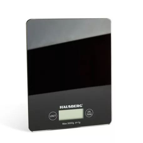 Üveg konyhamérleg - fekete