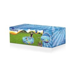   Merevfalú medence gyerekeknek - halas mintával - 183 x 38 cm
