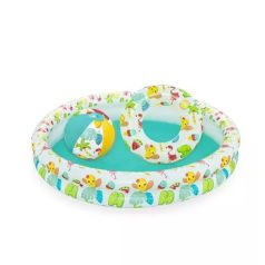   3 az 1-ben felfújható medence szett - medence, úszógumi, labda