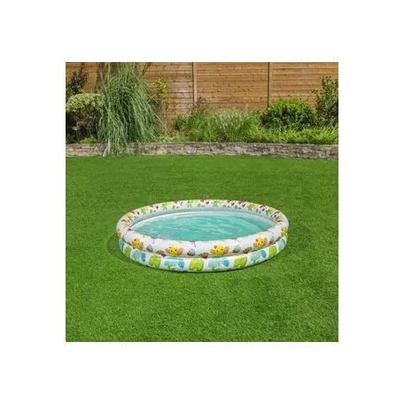 3 az 1-ben felfújható medence szett - medence, úszógumi, labda