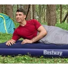 Felfújható matrac - egyszemélyes, velúr - 188 x 99 x 22 cm