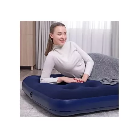 Felfújható matrac - egyszemélyes, velúr - 188 x 99 x 22 cm