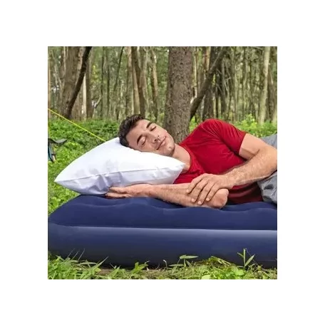 Felfújható matrac - egyszemélyes, velúr - 188 x 99 x 22 cm