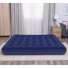 Felfújható matrac - kétszemélyes, velúr - 203 x 183 x 22 cm