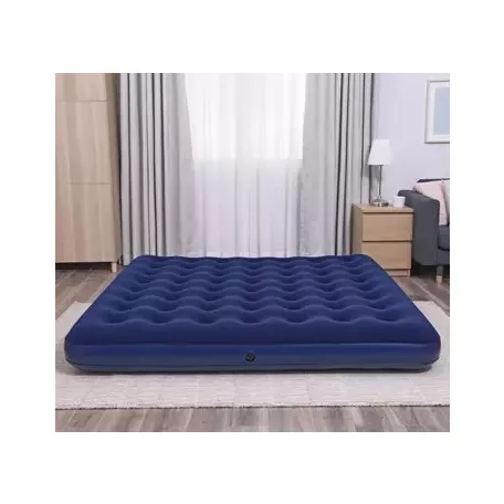 Felfújható matrac - kétszemélyes, velúr - 203 x 183 x 22 cm