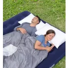 Felfújható matrac - kétszemélyes, velúr - 203 x 183 x 22 cm