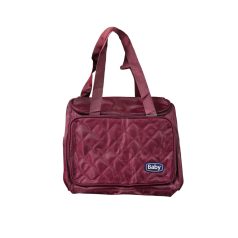 Pelenkázó táska - bordó