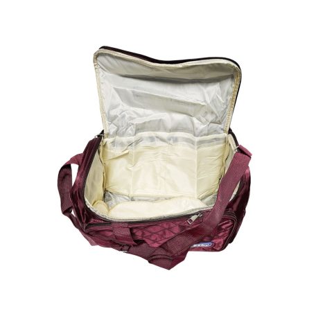 Pelenkázó táska - bordó