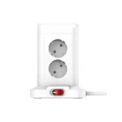 WinningStar - Kocka elosztó - 8-as + 3 x USB + 1 x Type-C - 3 m