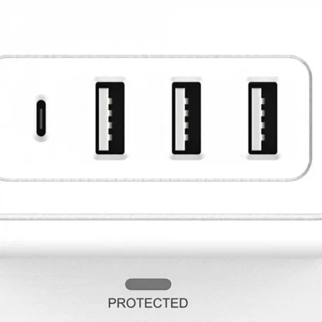 WinningStar - Kocka elosztó - 8-as + 3 x USB + 1 x Type-C - 3 m