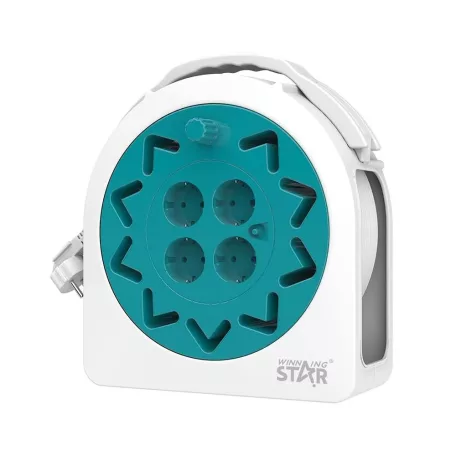 WinningStar - Kábeldob 20 m kábellel - 4 x 230 V aljzat