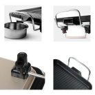 WinningStar - Tapadásmentes, elektromos asztali grillsütő - 1360 W