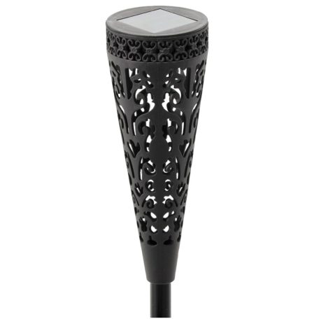 Szolár lámpa - 7 x 7 x 40 cm - melegfehér - fekete