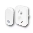 Home DBA1101AC vezeték nélküli csengő, elemes nyomógomb, max 110m hatótáv, 38 dallam, IP44 nyomógomb