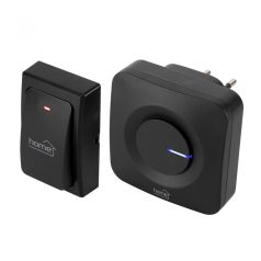  Home kinetic csengő vezeték nélküli csengő 120m hatótáv 36 dallam - DBK 1200AC bővíthető kódolható Vez.n. és elem n.csengő, 230V, 120m